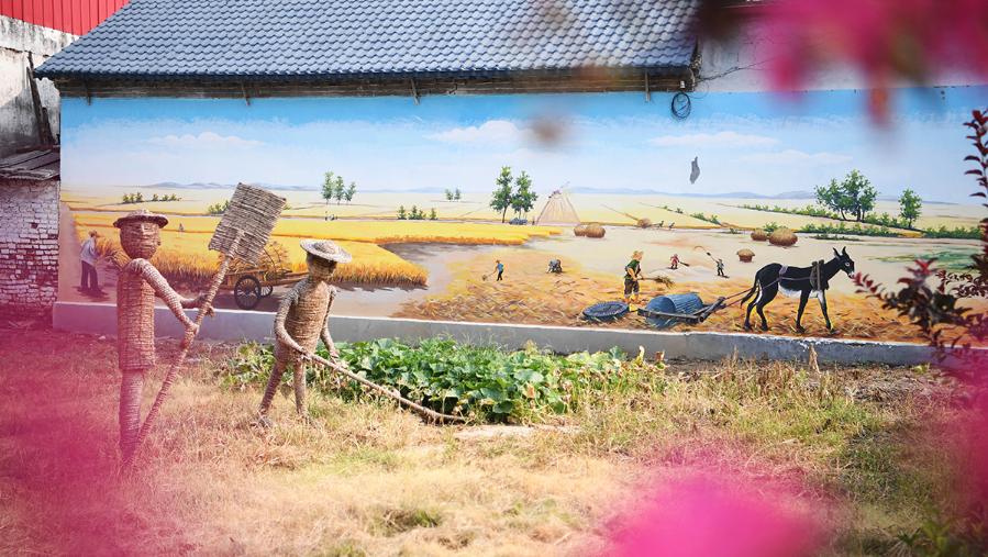 河南舞陽：農民畫為鄉村振興添彩